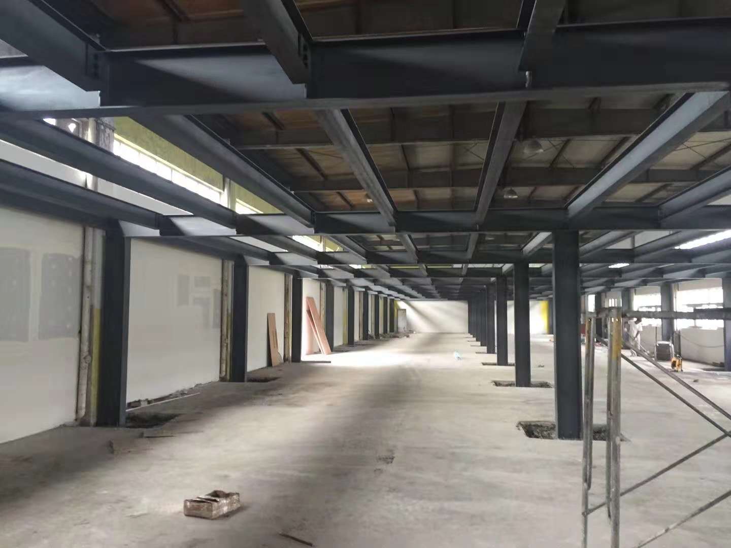 廠房裝修鋼結(jié)構(gòu)隔層搭建效果圖